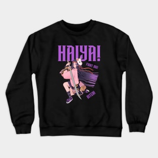 Haiya Anime Girl Crewneck Sweatshirt